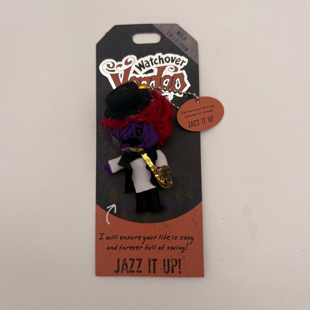 Watchover Voodoo NOLA Collection Jazz It Up String Doll Keychain Ref 260 New